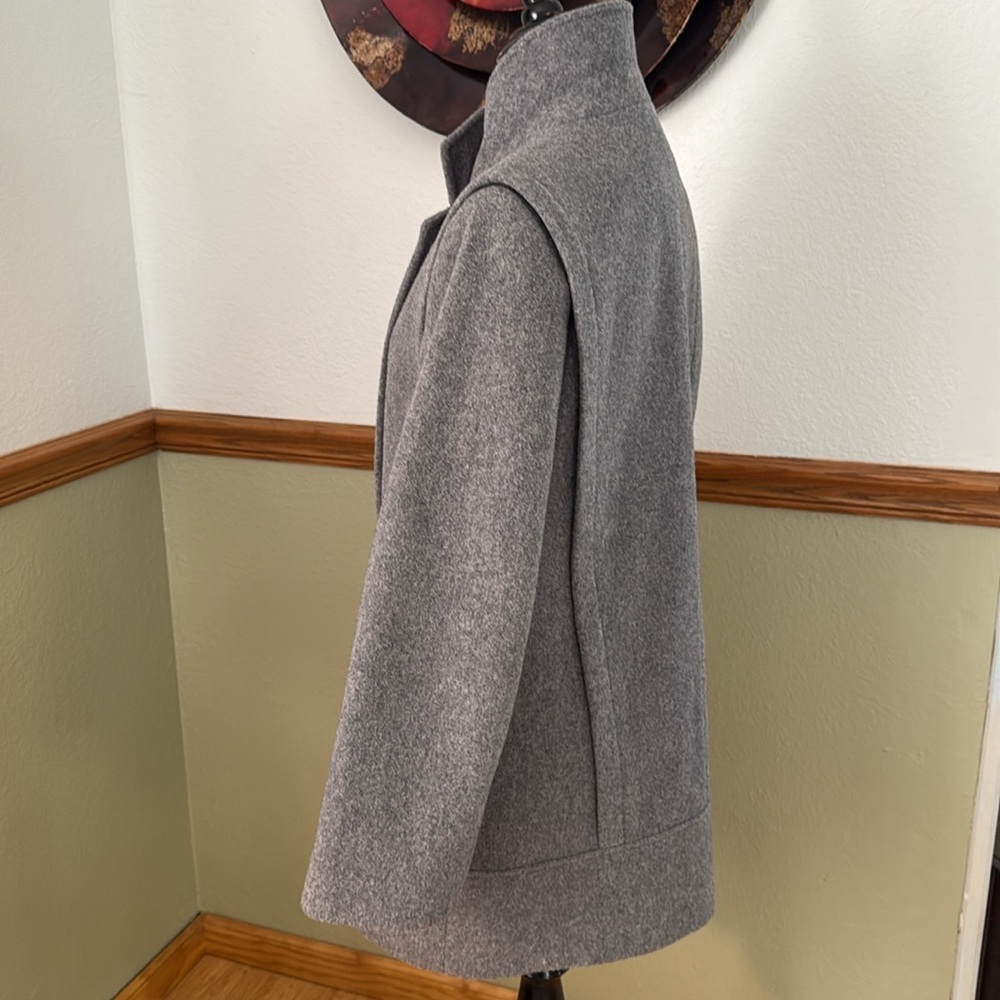 Vintage Fashionbilt Gray Wool Coat size 8 - Picture 4 of 13
